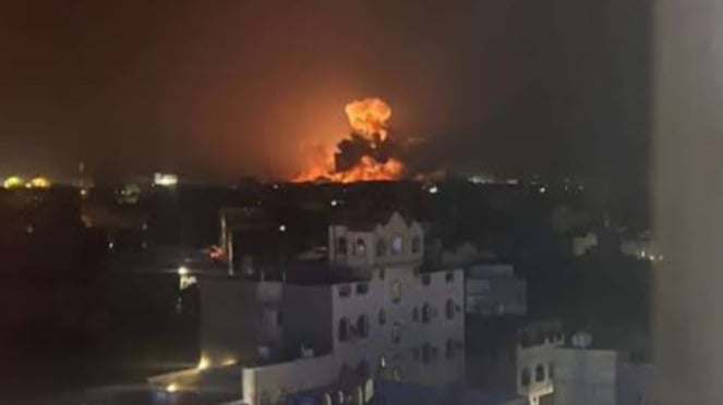 VIVA Militer: Ledakan akibat serangan udara militer Amerika Serikat di Yaman