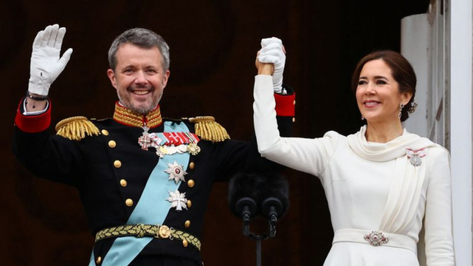 Raja dan Ratu Denmark yang baru, Frederick X dan Mary