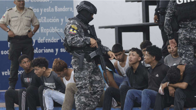 Polisi Ekuador berhasil tangkap anggota gang narkoba yang membuat kerusuhan