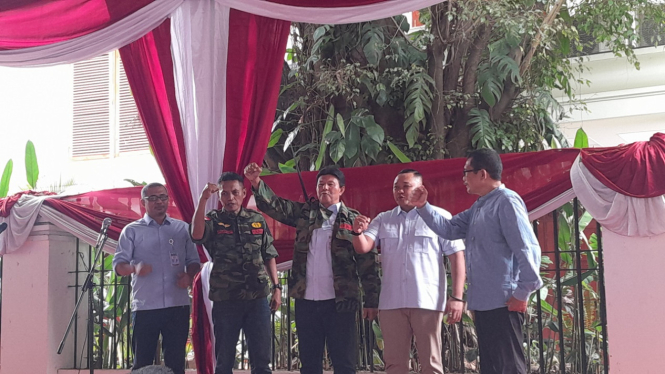 Relawan Perlimnas mendeklarasikan dukungan untuk Prabowo-Gibran