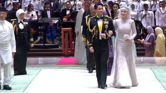 Royal Banquet Ceremony Pangeran Mateen dan Anisha Rosnah