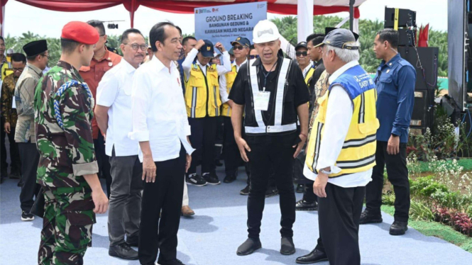 Groundbreaking Masjid Negara di IKN, Presiden: Merepresentasikan Kemajemukan