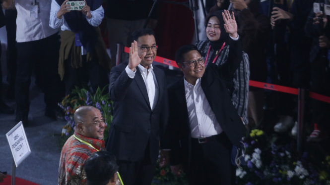 Anies-Muhaimin Dalam Acara Paku Integritas KPK