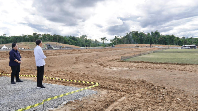 Jokowi tinjau Training Camp PSSI