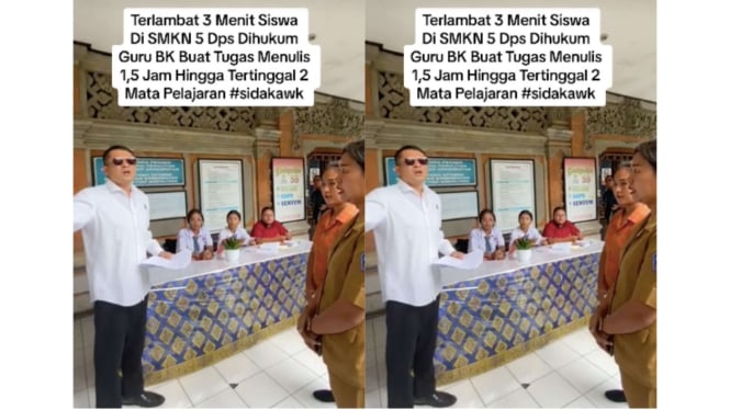 Anggota DPD RI Arya Wedakarna sidak di SMKN 5 Denpasar