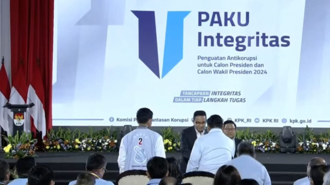 Momen Akrab Anies Dan Prabowo Ngobrol-Tertawa Bareng Di Acara Paku ...