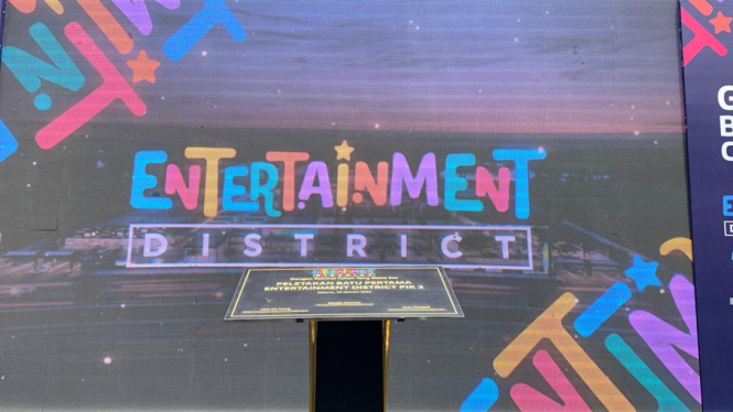 groundbreaking Entertainment District di PIK 2