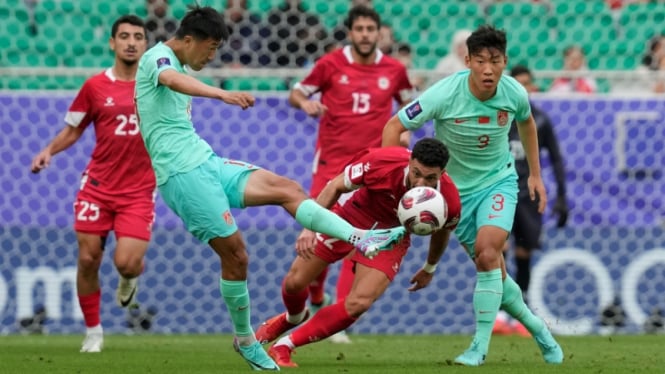Timnas China vs Timnas Lebanon di Piala Asia 2023