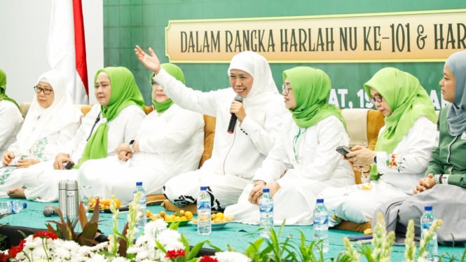 Ketua Umum PP Muslimat Nahdlatul Ulama (NU) Khofifah Indar Parawansa mengatakan mengenai pengunduran acara peringatan Hari Lahir (Harlah) ke-78 Muslimat NU digelar pada Sabtu 20 Januari 2024. 