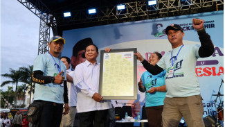 Prabowo Dengar Langsung Keluhan Para Ojol Jakarta, Pohon Banyak Ditebang