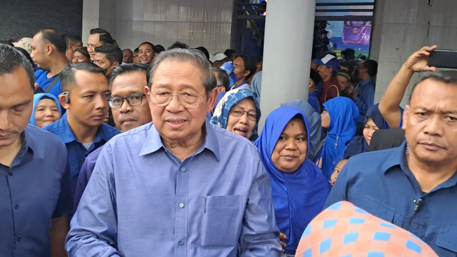 Presiden RI ke 6 Susilo Bambang Yudhoyono di Yogyakarta