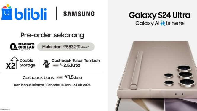 Samsung Galaxy S24 Series telah resmi diluncurkan di Indonesia