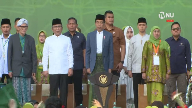 Presiden Jokowi menghadiri Harlah ke-78 Muslimat NU di GBK