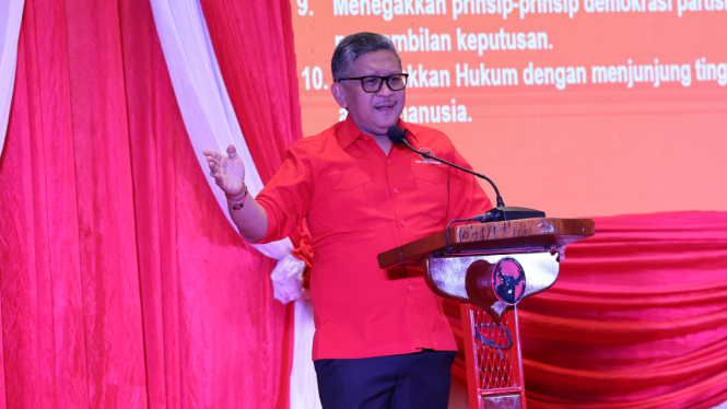 Sekjen PDIP, Hasto Kristiyanto Hadiri Rakerda PDIP Sulawesi Utara