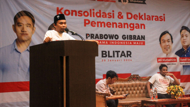 Konsolidasi dan Deklarasi Kawan Gibran di Blitar Jawa Timur