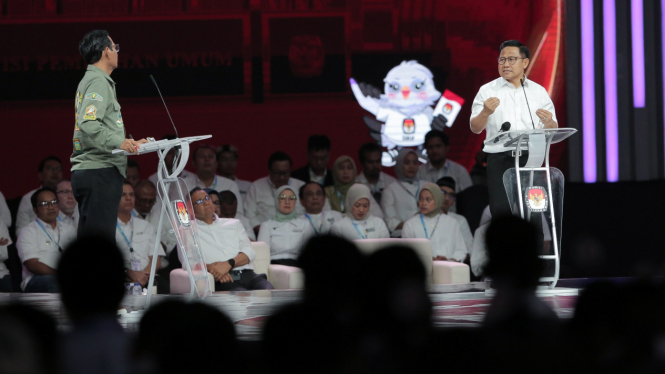 Muhaimin Iskandar Debat Keempat Calon Wakil Presiden Pemilu 2024