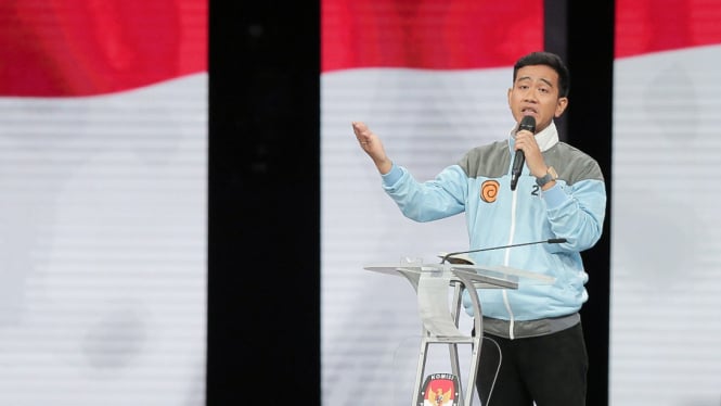 Gibran Rakabuming Raka Debat Keempat Calon Wakil Presiden Pemilu 2024