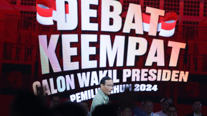 Mahfud MD Debat Keempat Calon Wakil Presiden Pemilu 2024