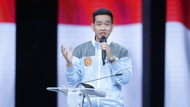 Gibran Rakabuming Raka Debat Keempat Calon Wakil Presiden Pemilu 2024