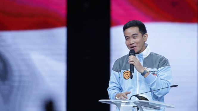 Gibran Rakabuming Raka Debat Keempat Calon Wakil Presiden Pemilu 2024