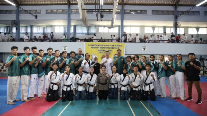  Ketua Pengprov Taekwondo Indonesia (TI) Sumut, Musa Rajekshah