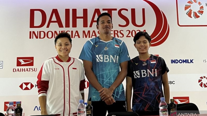 Konferensi pers Indonesia Masters 2024