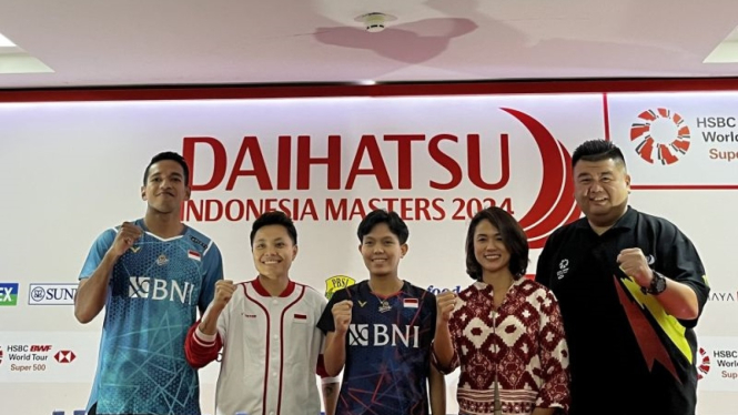 Konferensi Pers Daihatsu Indonesia Masters 2024