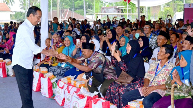 Jokowi visit Salatiga City