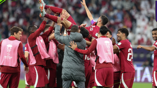 Timnas Qatar lolos babak 16 besar Piala Asia 2023