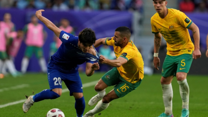 Australia vs Uzbekistan di Piala Asia 2023