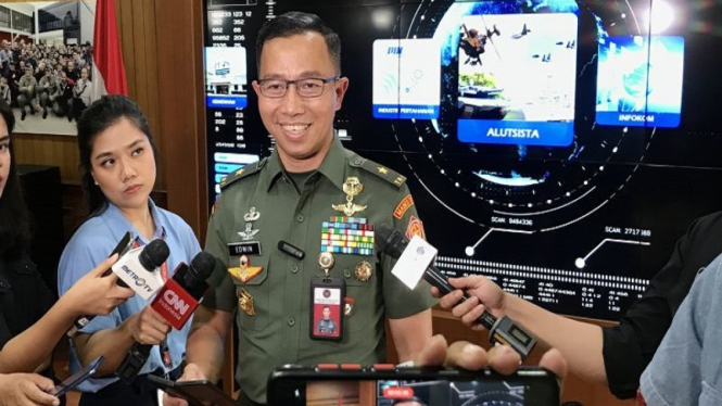 Kabiro Humas Sekretariat Jenderal Kemhan RI Brigjen TNI Edwin Adrian Sumantha 