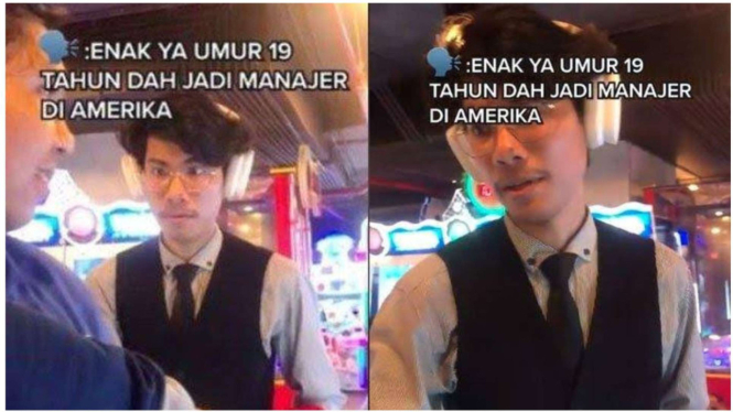 Luker Feller yang viral di TikTok karena jadi manajer di AS diusia 19 tahun