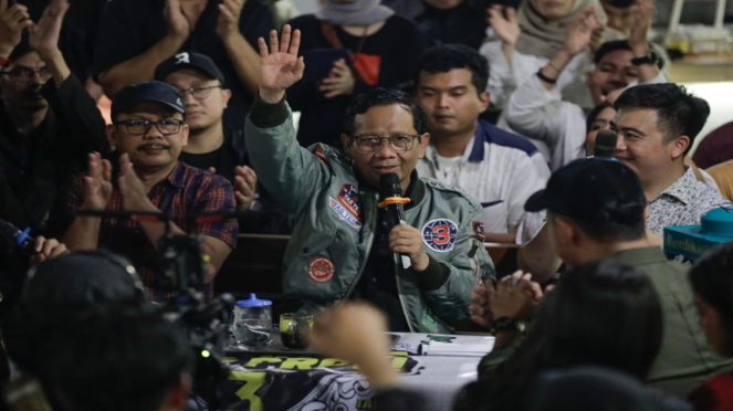 Cawapres nomor urut tiga Mahfud MD