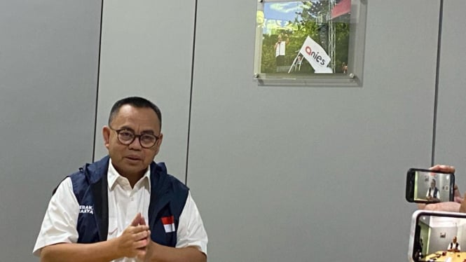 Co-captain Timnas Amin Sudirman Said di rumah perubahan Timnas Amin, Rabu 24 Januari 2024