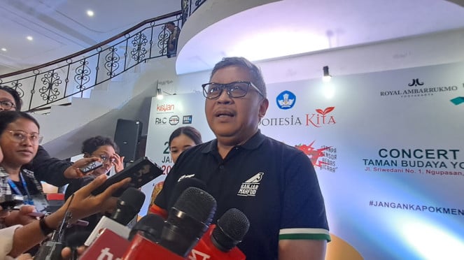 Sekjen PDI Perjuangan Hasto Kristiyanto di TBY