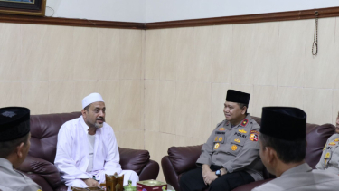 Operasi Nusantara Cooling System Polri mengunjungi Habib Taufiq Assegaf Pasuruan