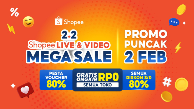 2.2 Shopee Live & Video Mega Sale