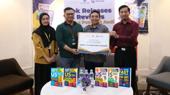 Edulab Indonesia-penerbit Andi merilis buku FAST: Latihan Soal Ujian Sekolah