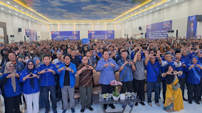 Presiden RI ke 6 sekaligus Ketua Majelis Tinggi Partai Demokrat, Susilo Bambang Yudhoyono.