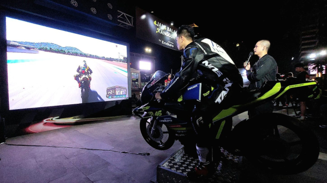 Penyelenggaraan Public Challenge Simulator MotoGP 4jan6 Balap Tangguh oleh PT Pertamina Lubricants 