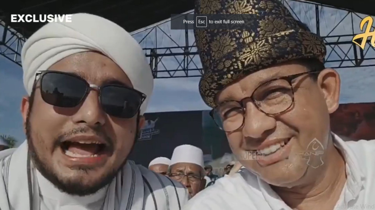 Foto Anies Bertemu Menantu Habib Rizieq Shihab Panjang Lebar Bahas