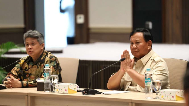 Silaturahmi ke KWI, Prabowo: Kita Komitmen pada Kontestasi yang Santun dan Damai