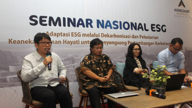 Seminar Nasional ESG: Adaptasi ESG melalui Dekarbonisasi dan Pelestarian Keanekaragaman Hayati untuk Menyongsong Pertambangan Berkelanjutan