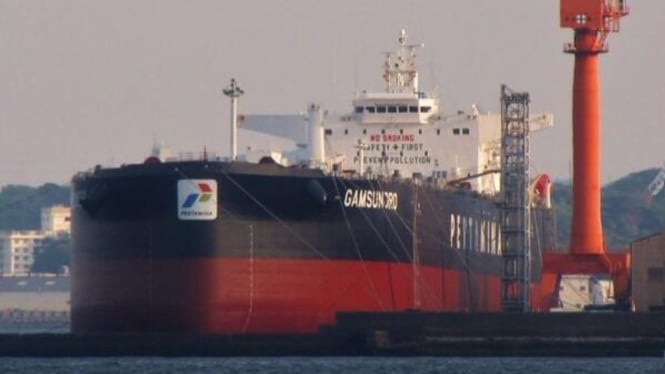 Kapal tanker Pertamina Gamsunoro.