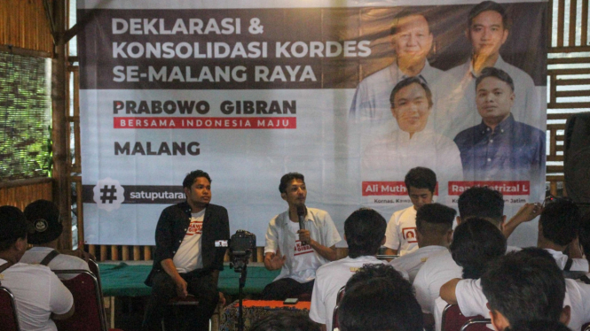 Konsolidasi Relawan Kawan Gibran di Malang Jawa Timur