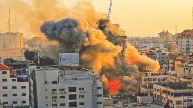 Ataque de la Fuerza Aérea Israelí en la Franja de Gaza, Palestina