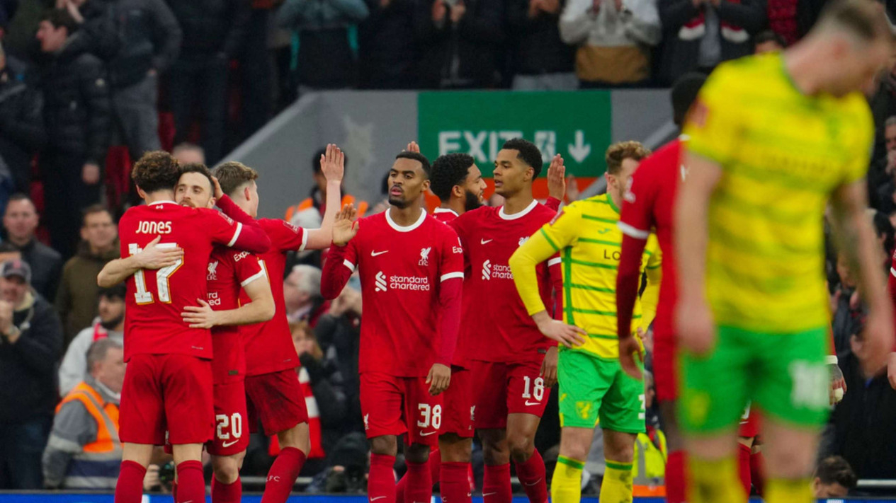 Liverpool Melaju ke Babak Kelima Piala FA dengan Kemenangan 5-2 atas Norwich City