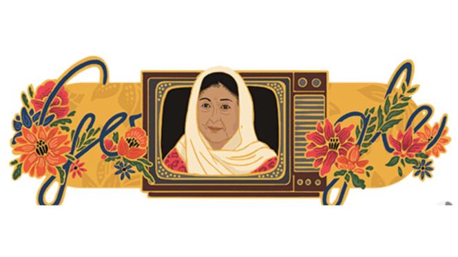 Aminah Cendrakasih jadi Google Doodle