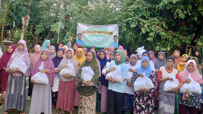 Relawan Samawi di Bekasi Turun Sosialisasikan Visi Misi Prabowo-Gibran