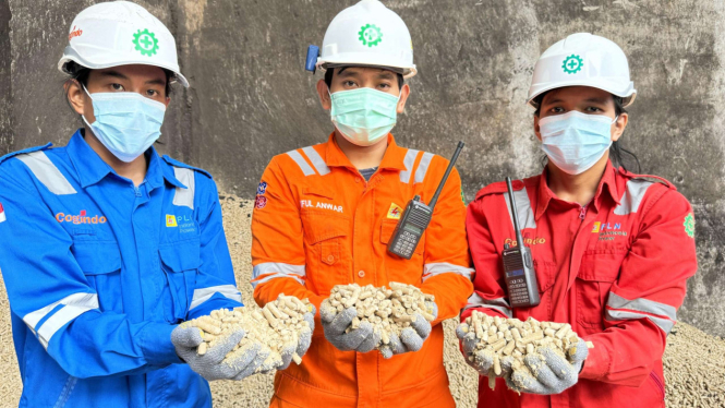 PLN Indonesia Power berhasil manfaatkan 100 persen biomassa untuk bahan bakar pengganti batubara di 4 Unit Pembangkit Listrik Tenaga Uap (PLTU).